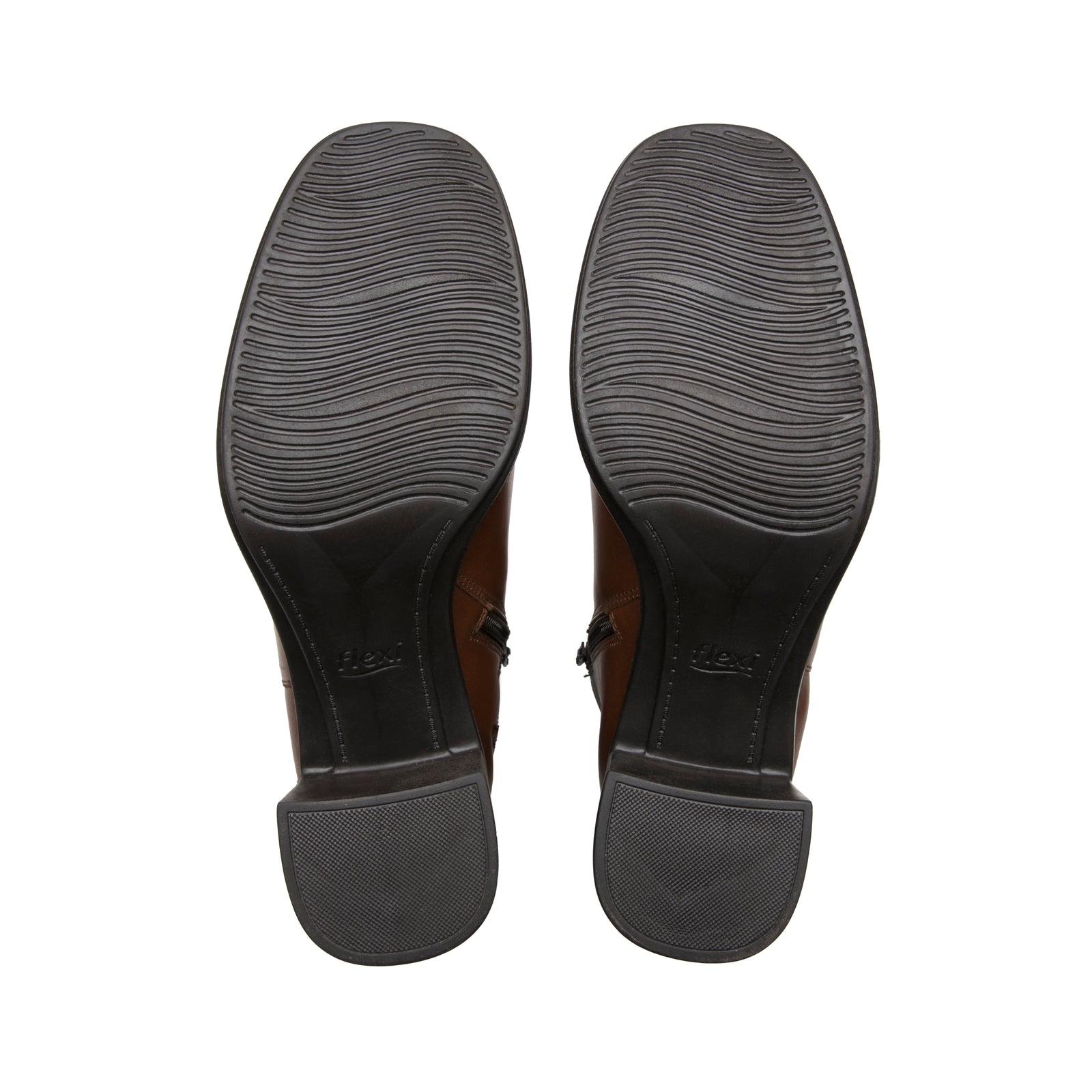 137606 DARK TAN FLEXI CALZADO DAMA BOTÍN SEMI