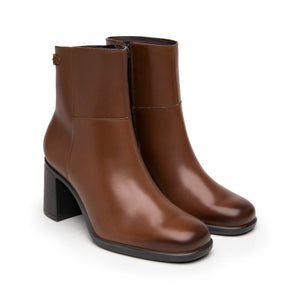 137606 DARK TAN FLEXI CALZADO DAMA BOTÍN SEMI