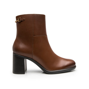 137606 DARK TAN FLEXI CALZADO DAMA BOTÍN SEMI