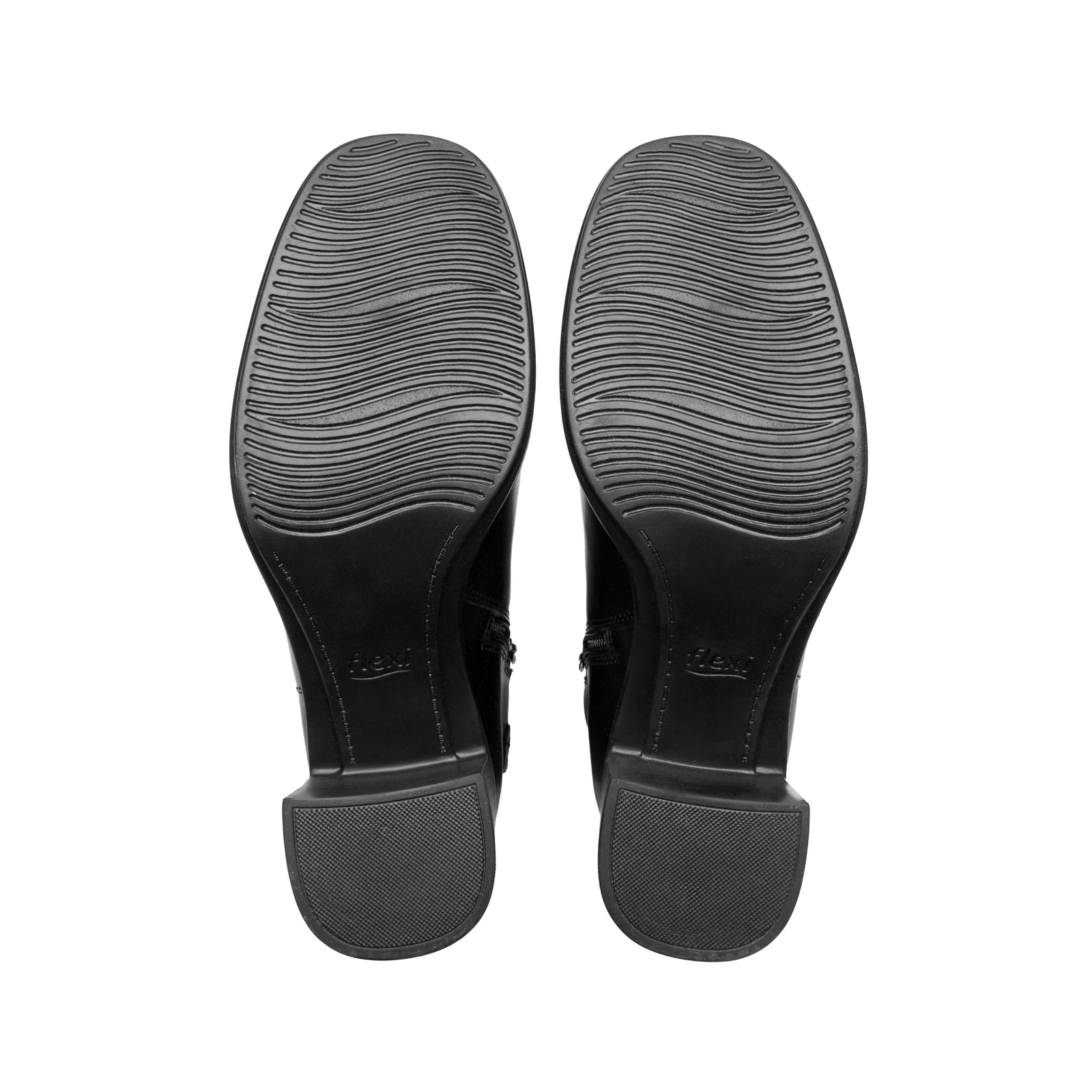 137606 NEGRO FLEXI CALZADO DAMA BOTÍN SEMIVES