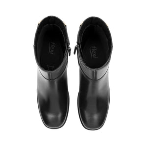 137606 NEGRO FLEXI CALZADO DAMA BOTÍN SEMIVES