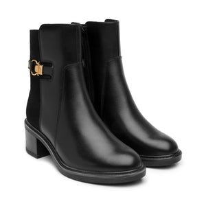 137701 NEGRO FLEXI CALZADO DAMA BOTÍN CASUAL