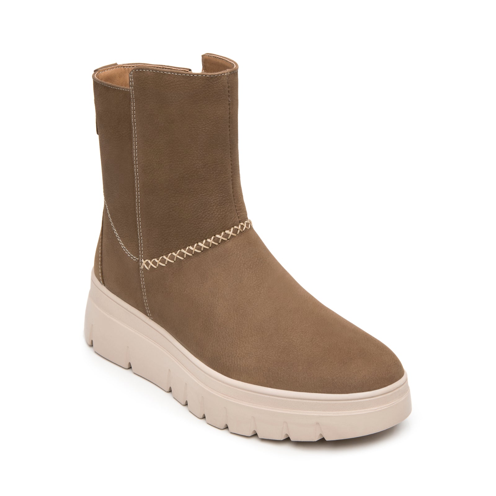 137804 TAUPE FLEXI CALZADO DAMA BOTÍN CASUAL