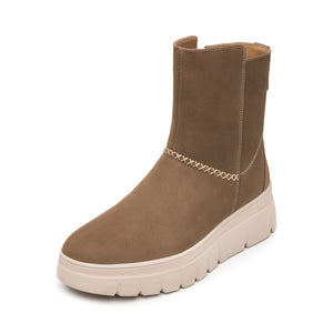 137804 TAUPE FLEXI CALZADO DAMA BOTÍN CASUAL