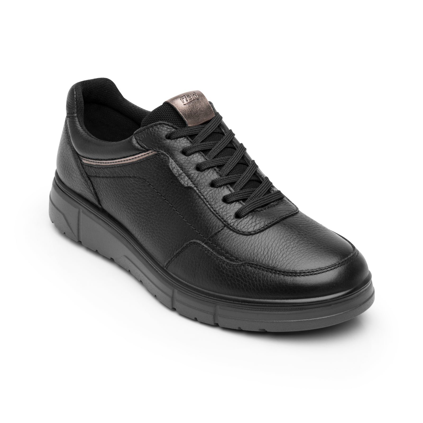 137902 NEGRO FLEXI CALZADO DAMA CHOCLO CASUAL