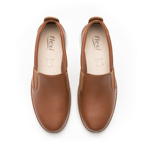 137904 TAN FLEXI CALZADO DAMA CHOCLO CASUAL 1