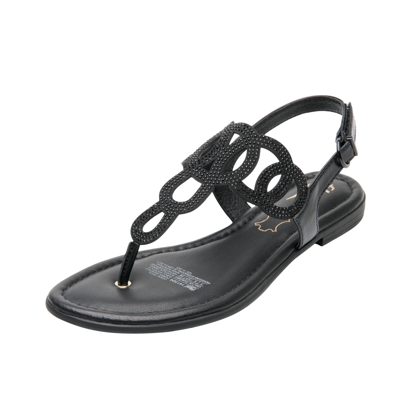 141504 NEGRO FLEXI CALZADO DAMA SANDALIA SAND