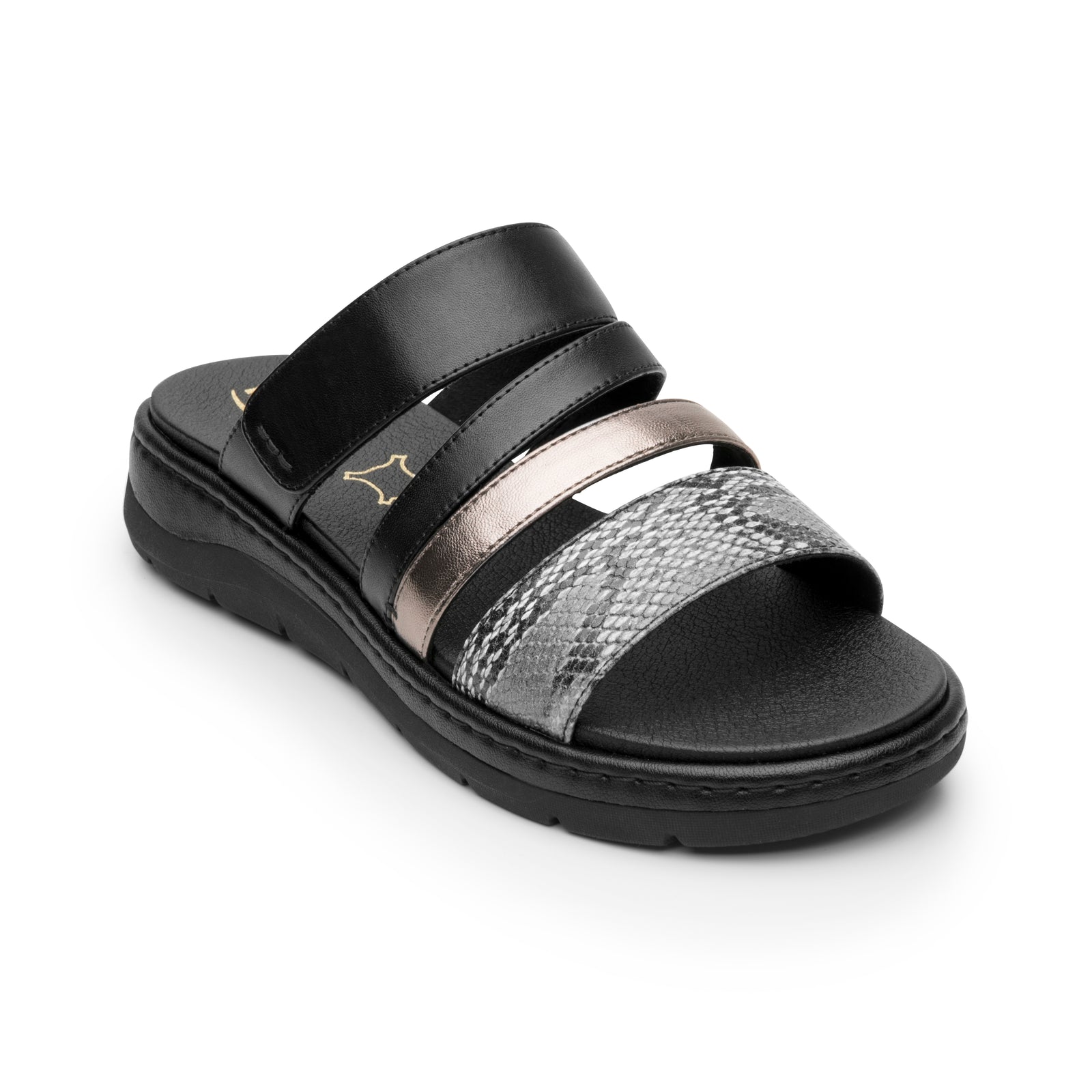 141605 NEGRO FLEXI CALZADO DAMA SANDALIA SAND