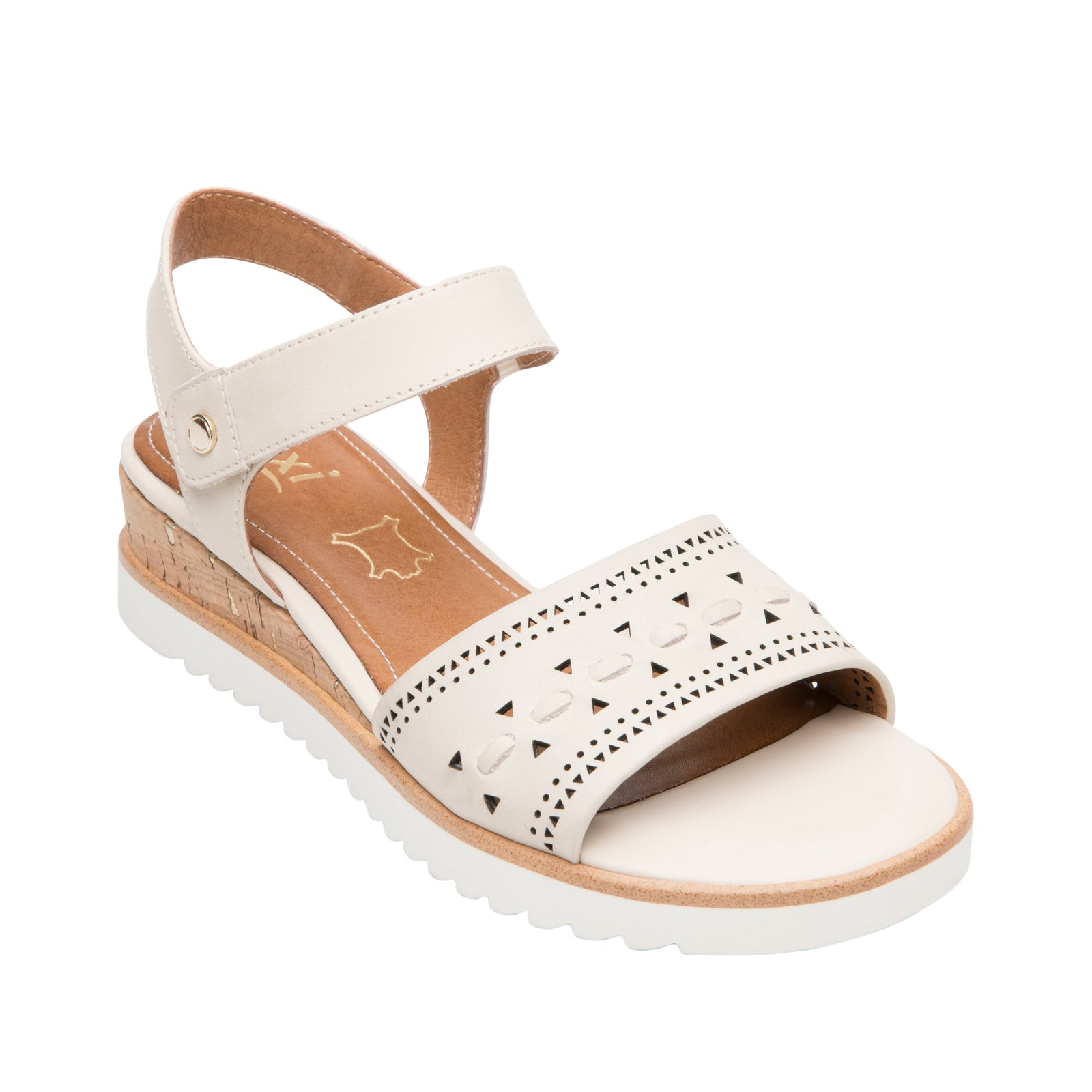 141804 BEIGE FLEXI CALZADO DAMA SANDALIA SAND