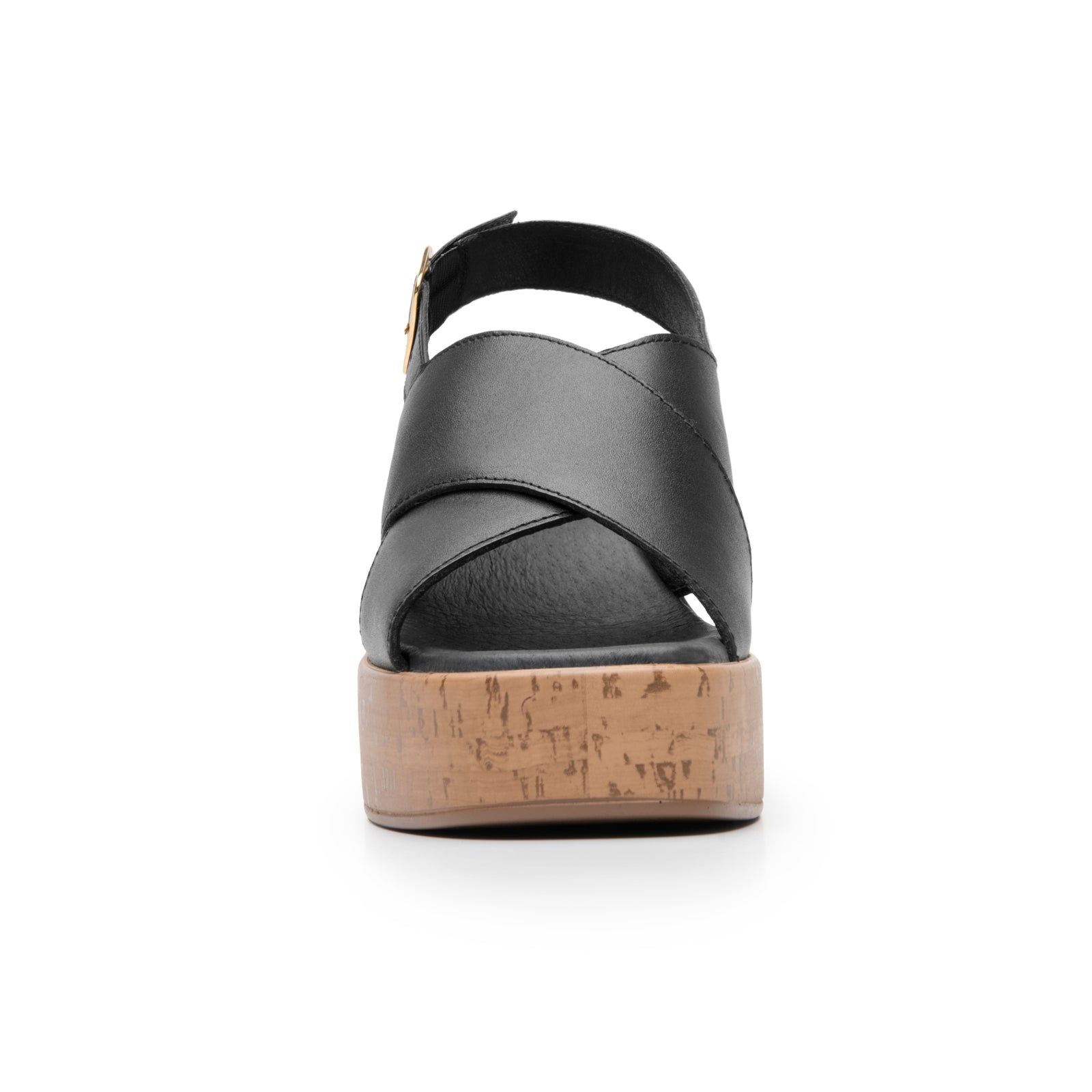 139201 NEGRO FLEXI CALZADO DAMA SANDALIA CUÑA