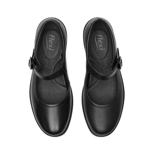 35322 NEGRO FLEXI CALZADO DAMA CHOCLO CASUAL