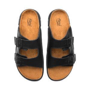 419201 NEGRO FLEXI CALZADO CABALLERO SANDALIA