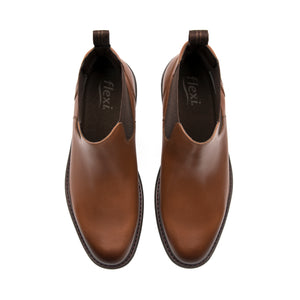 419406 TAN FLEXI CALZADO CABALLERO BOTÍN DRES