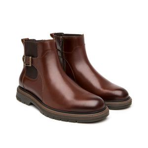 421702 COGNAC FLEXI CALZADO CABALLERO BOTÍN C