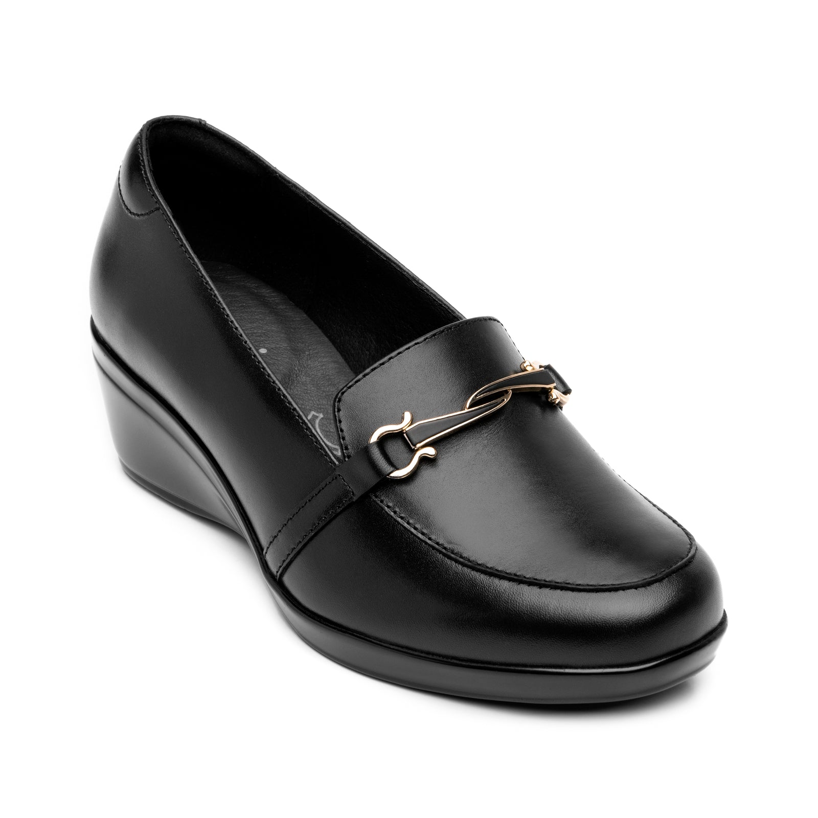 45233 NEGRO FLEXI CALZADO DAMA CHOCLO SEMIVES