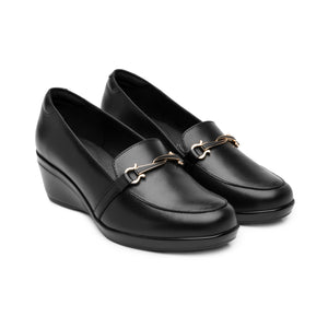 45233 NEGRO FLEXI CALZADO DAMA CHOCLO SEMIVES