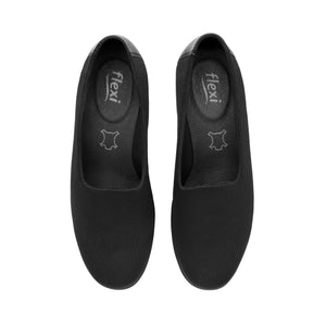 45238 NEGRO FLEXI CALZADO DAMA CHOCLO SEMIVES