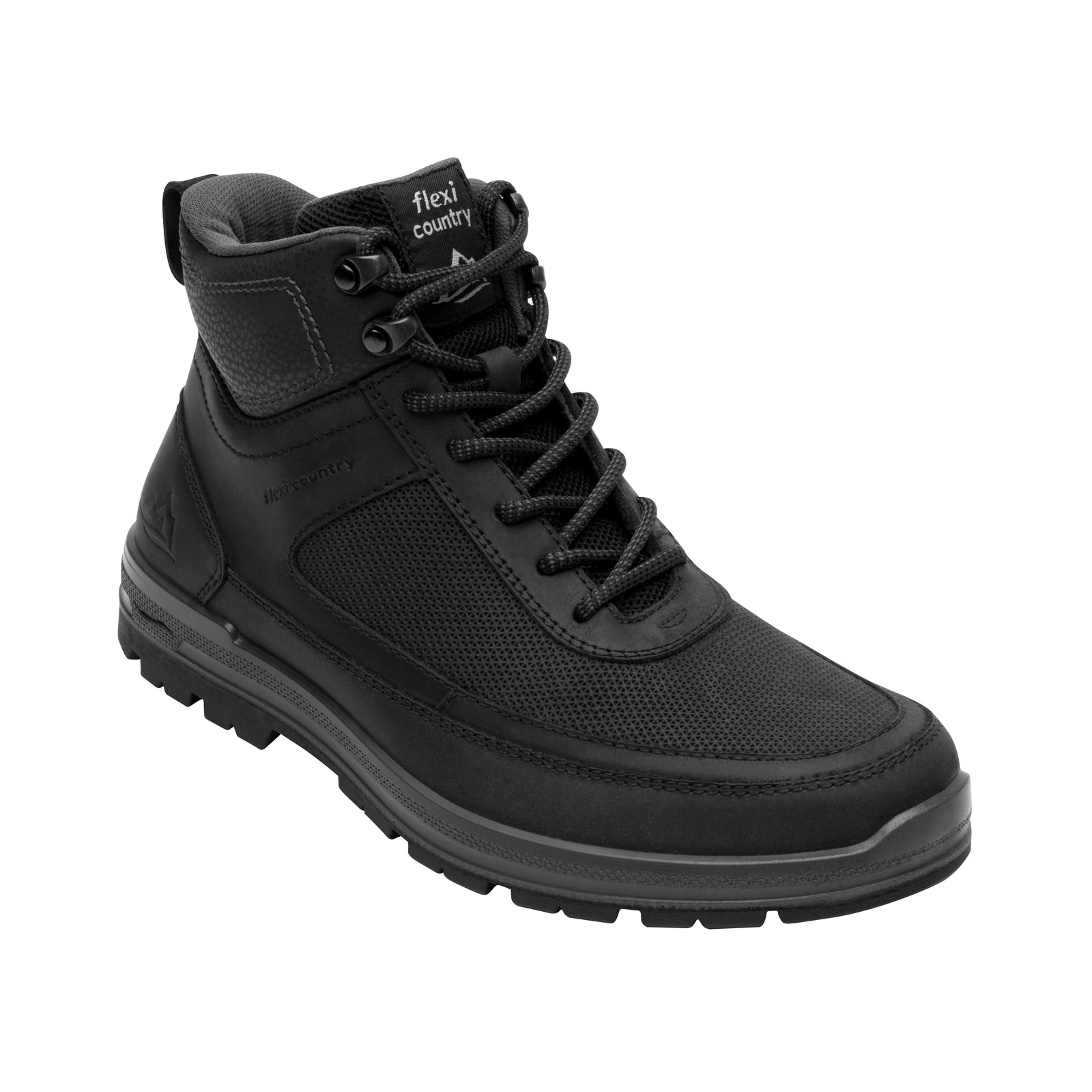 92113 NEGRO FLEXI CALZADO CABALLERO BOTÍN OUT