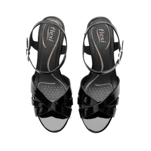 140502 NEGRO FLEXI CALZADO DAMA SANDALIA SAND